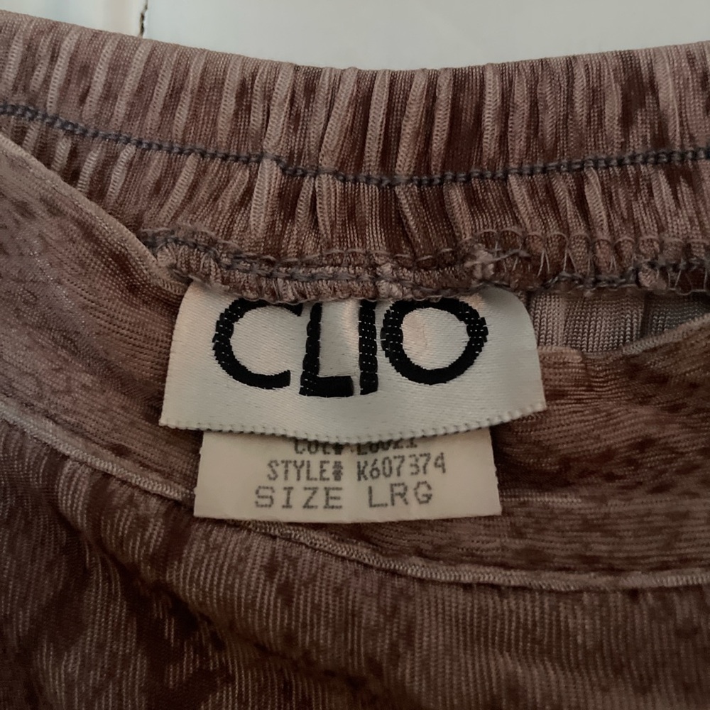 Vintage Clio Snake Print Stretch Midi Skirt - Picture 4 of 6
